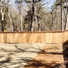 Top-quality-gorgeous-cedar-fence-complete-with-cap-and-trim-completed-in-Guthrie-OK 0